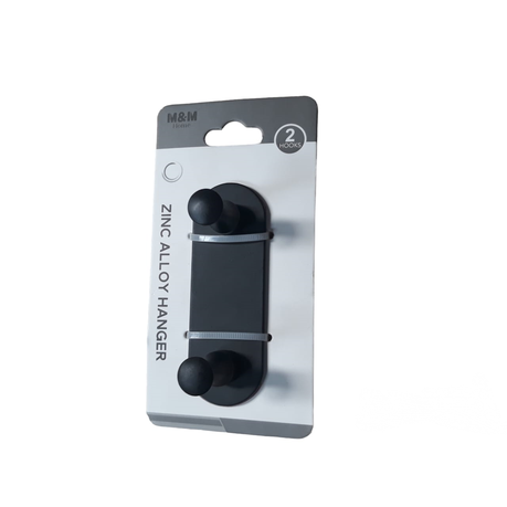 Coat Hangers With 2 Hooks Black variant image 3