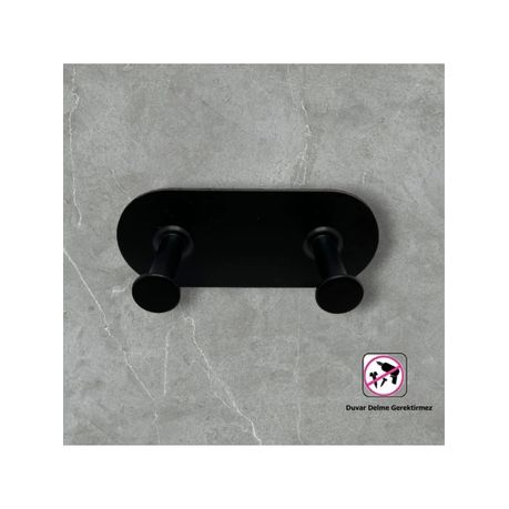 Coat Hangers With 2 Hooks Black variant image 6
