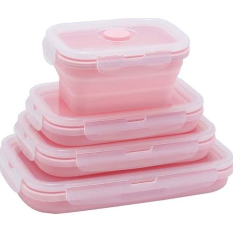 Collapsible Silicone Lunch Boxes - Set of Four variant image 11