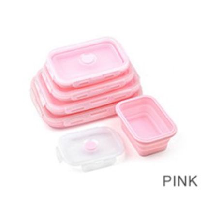 Collapsible Silicone Lunch Boxes - Set of Four variant image 12