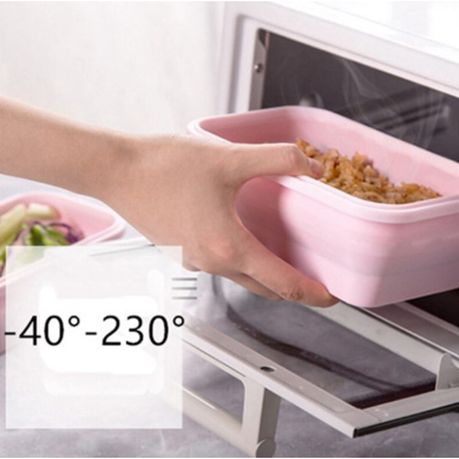 Collapsible Silicone Lunch Boxes - Set of Four variant image 14