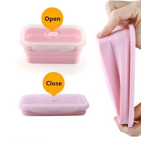 Collapsible Silicone Lunch Boxes - Set of Four variant image 15