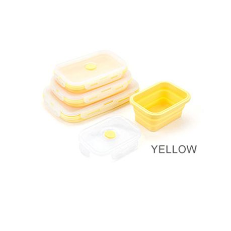 Collapsible Silicone Lunch Boxes - Set of Four variant image 19