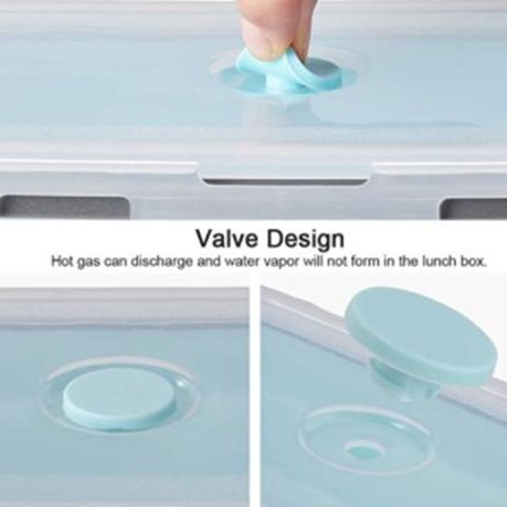 Collapsible Silicone Lunch Boxes - Set of Four variant image 5