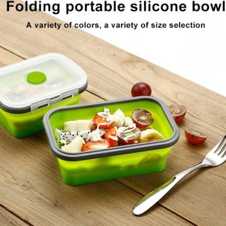Collapsible Silicone Lunch Boxes - Set of Four variant image 8