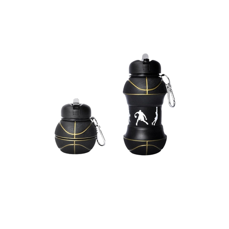 Collapsible Water Bottle - Black variant image 2