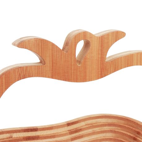 Collapsible Wooden Apple Fruit Basket Bowl/Storage Holder Rack variant image 3
