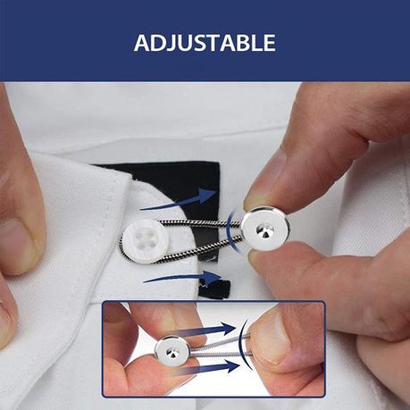 Collar Extenders Neck Extender Collar Extenders Button for Mens Shirts variant image 4