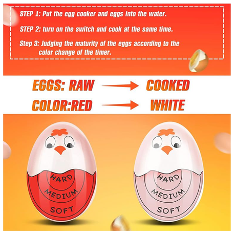 Color Changing Chicken Egg Timer F49-8-985 variant image 3