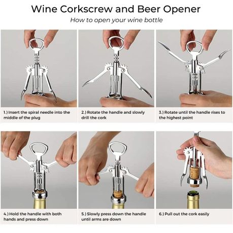 Corkscrew Wine Bottle Opener variant image 3