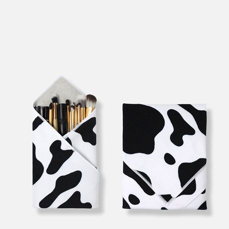 Cow print 35 cm x35cm Magic Cloth Wrap Makeup Bag variant image 2