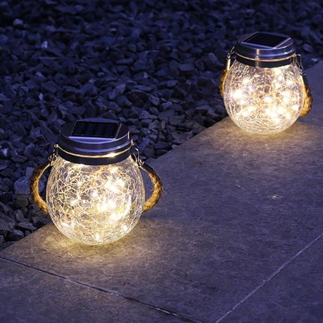Crack Lamp Hanging Outdoor Garden for Path Lawn Decor - 2 Piece variant image 3
