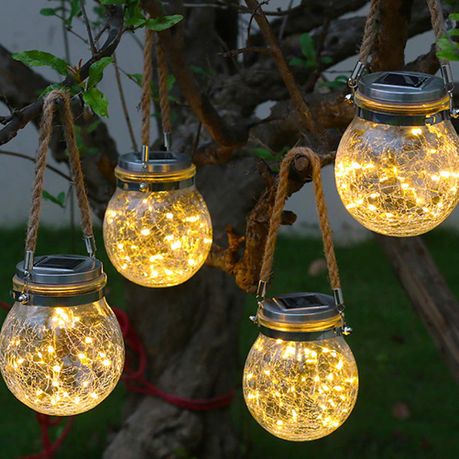 Crack Lamp Hanging Outdoor Garden for Path Lawn Decor - 2 Piece variant image 4