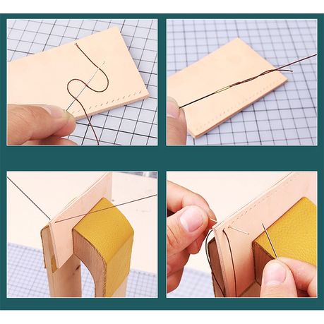 Craft Leather Sewing Tool Kit Handmade Sewing Needle Stitching 16pcs variant image 3
