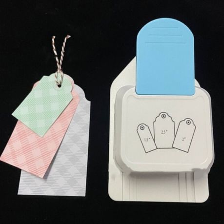 Craft Multifunctional DIY 3-In-One Label Making & Gift Tag Punch - Rounded variant image 2