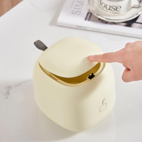 Cute Portable Mini Trash Can - Green variant image 4