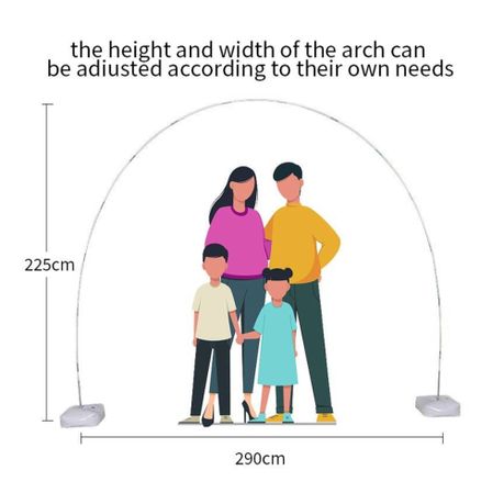 Decor Balloon Arch Stand Party Accessories 2.7m variant image 4