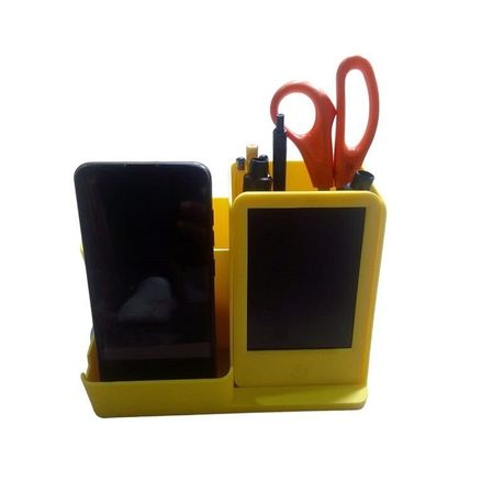 Desk organizer with induction charging phone holder variant image 2