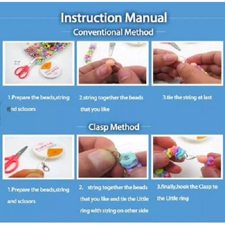 DIY 400Pcs Beads for Kids Crafts Children's Jewelry Making Kit - SL22917 variant image 10