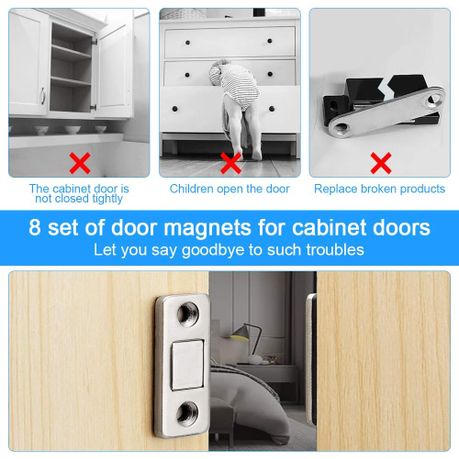 Door Magnets for Cabinet Doors - 8 Pieces variant image 2