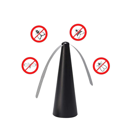 Fly Repellant Outdoor Fans - Black variant image 2