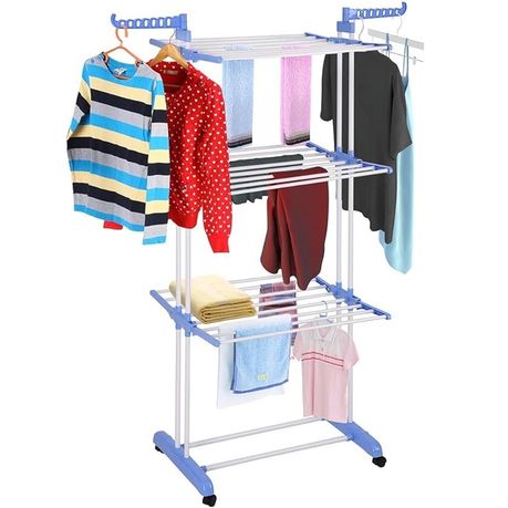 Foldable 3 Tier Clothes Rack Outdoor Indoor Airer variant image 4