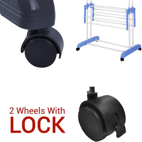 Foldable 3 Tier Clothes Rack Outdoor Indoor Airer variant image 6