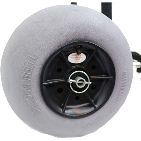 Foldable Beach Sand Cart Trolley with Large 12-inch Two Balloon Tires variant image 6
