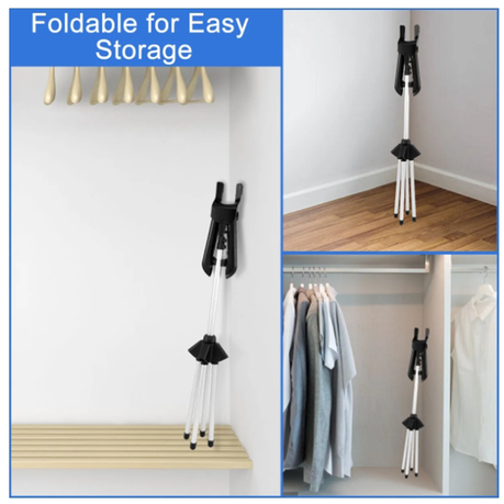 Foldable Garment Steamer Rack with Ironing Glove & Lint Remover - Combo Pack variant image 3