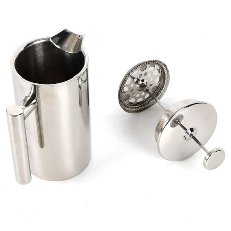 French Press Coffee Maker Double Wall Insulated Stainless Steel - 1000ml variant image 11