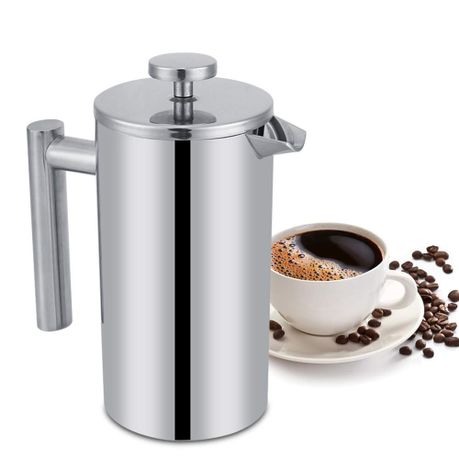 French Press Coffee Maker Double Wall Insulated Stainless Steel - 1000ml variant image 21