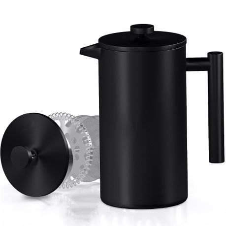 French Press Coffee Maker Double Wall Insulated Stainless Steel - 1000ml variant image 5