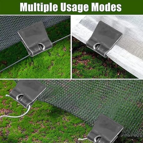 Garden Heavy Duty Shade Cloth Clothes Line Clip Clamp Peg Set of 10, 8cm variant image 5