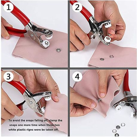 Hand Plier Open-Ring Cap Gripper Grip, Fastener Snap Pliers Craft Tool variant image 3