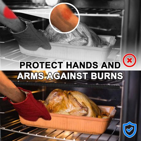 Heat Resistant Silicone Oven Rack Guard - 2 pieces variant image 2