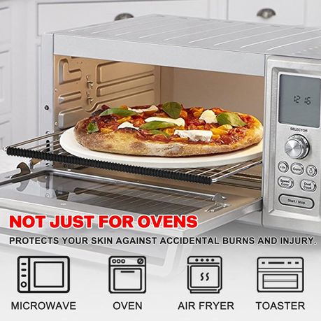 Heat Resistant Silicone Oven Rack Guard - 2 pieces variant image 3