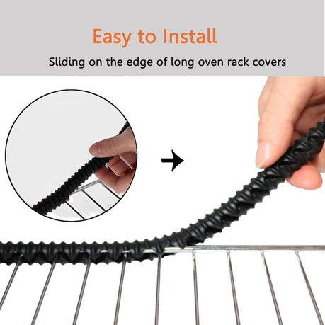 Heat Resistant Silicone Oven Rack Guard - 2 pieces variant image 5