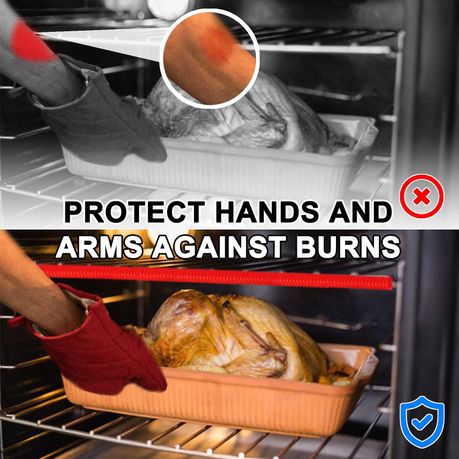 Heat Resistant Silicone Oven Rack Guard - 2 pieces variant image 9