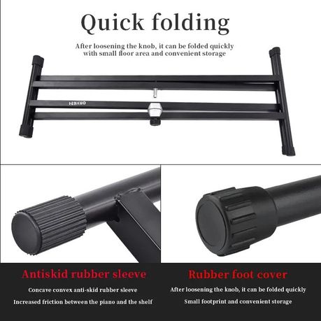 Heavy Duty Keyboard Double X Stand Q-2XA variant image 2
