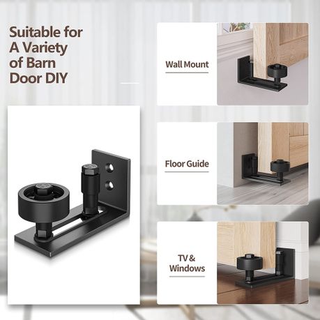 Heavy Duty Sliding Barn Door Floor Guide for Bottom Adjustable Roller variant image 2