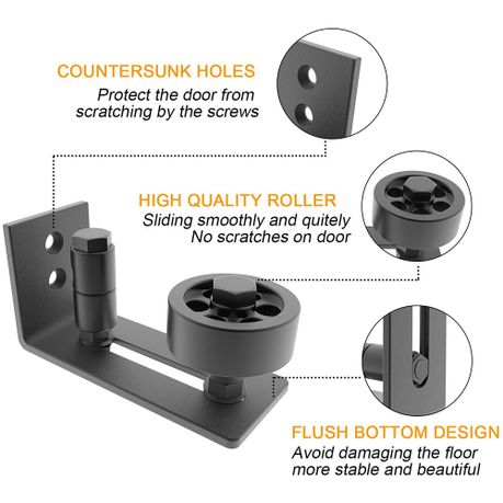 Heavy Duty Sliding Barn Door Floor Guide for Bottom Adjustable Roller variant image 4