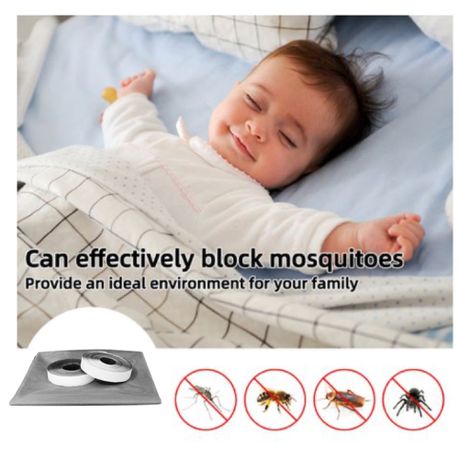 Home Anti Fly Mosquito Net Self Adhesive Mesh Window Screen (120x150cm) variant image 2