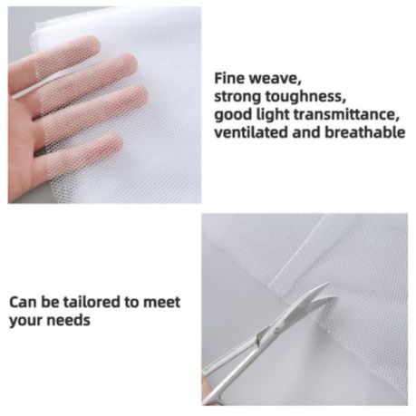 Home Anti Fly Mosquito Net Self Adhesive Mesh Window Screen (120x150cm) variant image 3