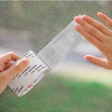 Home Anti Fly Mosquito Net Self Adhesive Mesh Window Screen (120x150cm) variant image 4