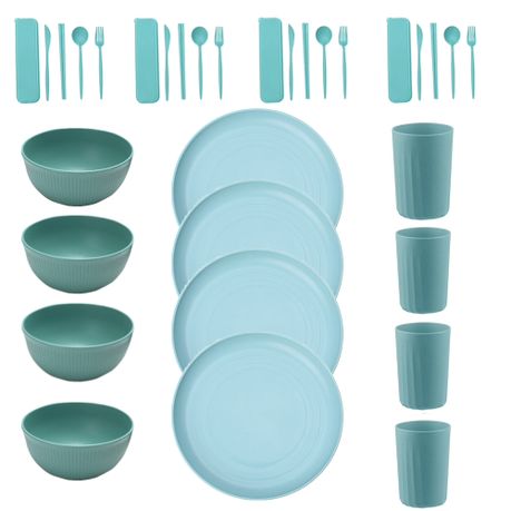 Home Eco Friendly Dinnerware Bright Set of 32 variant image 6