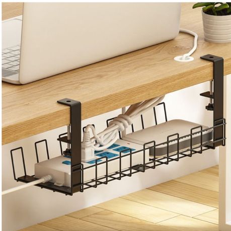 Home Office Adjustable Under Table Cable Storage Rack (39cm) variant image 4