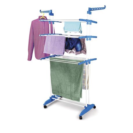 Homeware 4U - 3 Layered Clothes Drying Rack - 2 Pack variant image 3