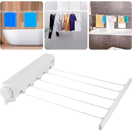 Indoor 5 Wire Wall Mounted Clothes Drying Rack variant image 2