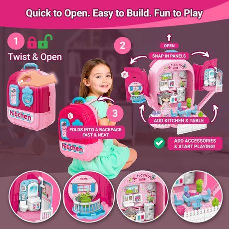 Kitchen Chefs Backpack Toy - 3 in 1 Kitchen Playset variant image 4
