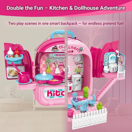 Kitchen Chefs Backpack Toy - 3 in 1 Kitchen Playset variant image 6